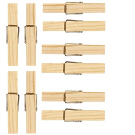 100 FSC Wooden Craft Laundry Pegs Craft Pegs Photo Pins Wood Clips for DIY Arts&Crafts FSC Sourced