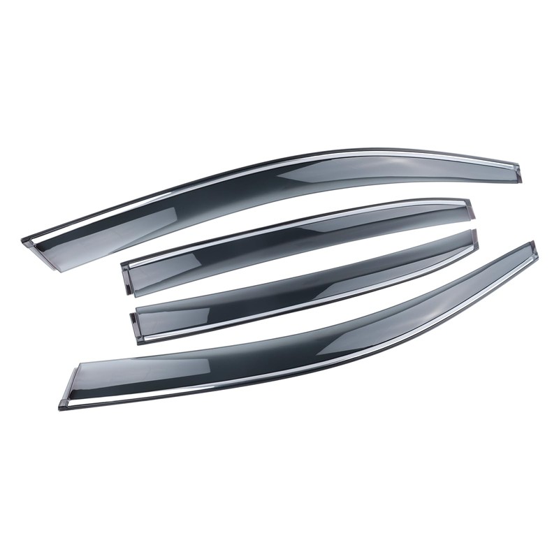 MISIOEK Rain Guards Suitable for 2011-2018 Passat,Window Visor,Dark Smoke Accessories,Window