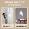 Luxshiny Horseshoe Lamp Shade Replacement 5-Pack Plastic Lamp Shades 5.35X3.54X1.65