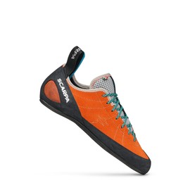SCARPA Women's Helix Lace Rock Climbing Shoes for Trad and Sport Climbing - Low-Volume, Women's Specific Fit - Mandarin Red - 10 Women