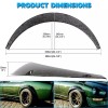 KEEPDSGN Fender Flares Forged Pattern Wide Body Kit Wheel Arches