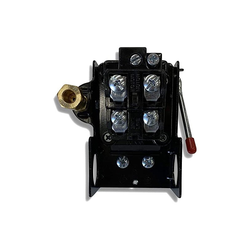 Sunny-L4, 95-125 psi, Four Port Pressure Switch w/ On/Off Switch