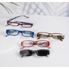 Eyekepper 10-Pack Spring Hinges Tiger Patterned Temples Rectangular Reading Glasses