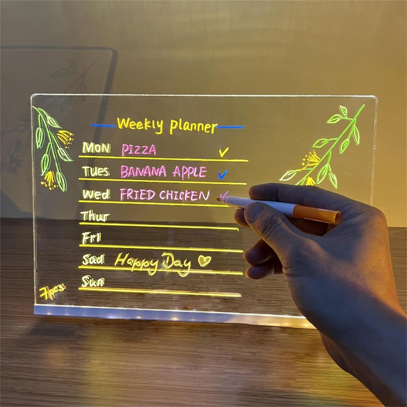 LED Note Board with Colors, LED Drawing Board for Children,