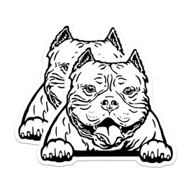 (2 Pack) Bulldog Magnets - Dog Lovers - Animal Lover - Cute Pet Magnets - Dog Owner Gifts - Fridge Magnets - Home - 5" On Longest Side - for Cars, Fridges, Toolboxes - Made in USA - MAG4050