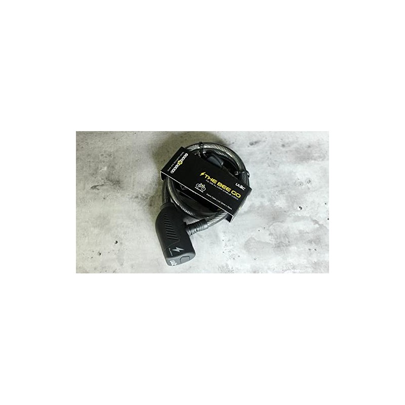 Ulac AL7P THE BEE GO Bicycle Key 110db Alarm Cable