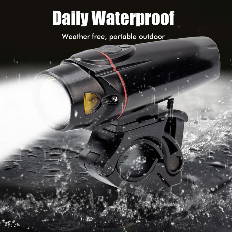 350 Lumen Bike Light Set USB Rechargeable Cycling Front and