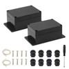 QLOUNI Pack of 2 Surface-Mounted Junction Box IP65 Waterproof 100
