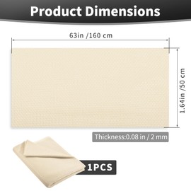 FOCMKEAS 1.64×5.25 Ft(L*W) Off-White 3D Speaker Grill Cloth,Protective Dustproof Mesh Cloth,Speaker Cover Fabric,Stereo Mesh Fabric Replacement for Carpet Subwoofer Home Audio Restoration Repair