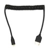 HD Multimedia Interface Cable Spring Retractable A Male to D