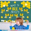 JarThenaAMCS 95Pcs Bee Bulletin Board Cutouts Summer Bee Daisy Flower