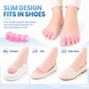 Soft Toe Separators for Women, 2 Pack for Pedicure and