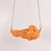 Hanmade Simulation Fried Chickens Pendant Necklace Funny Creative Resin Simulation