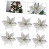 12piezas Adornos Navideños Flor del Árbol De Navidad Accesorios para