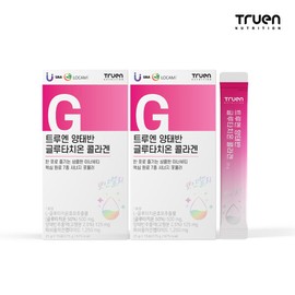 TrueN (현대Hmall)트루엔 양태반 글루타치온 콜라겐 15포X2박스 (TrueHNmall) TruEn Placenta Glutathione Collagen 15 Pouches X 2 Boxes