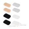 LABRIMP 8pcs PVC Soap Mats Non-Slip Shower Soap Holders Drain