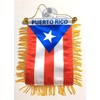 Puerto Rico Rican Flags for car Interior Rearview Mirror or