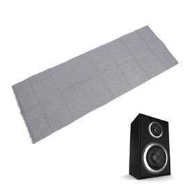 Dust Proof Speaker Grill Cloth Cover, Retro Style Speaker Mesh Fabric, 150x50cm, Enhance Home Decor with Speaker Grill Cover, Suitable for Various Speakers (Grey)