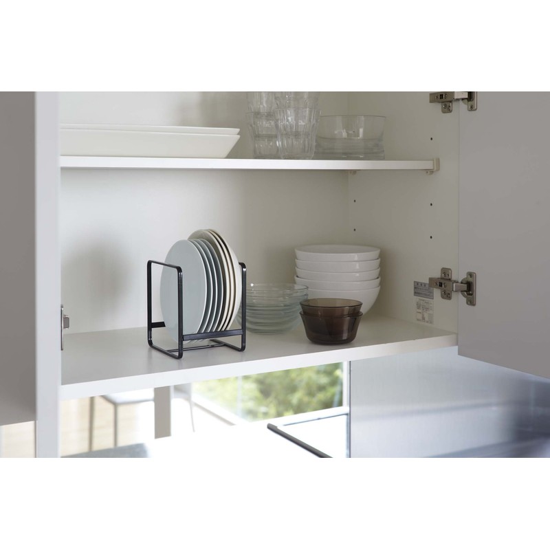 山崎実業 ディッシュスタンド ディッシュラック タワー S ブラック 2271