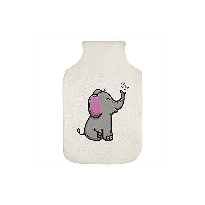 'Happy Elephant' Hot Water Bottle Cover (HW00016996)