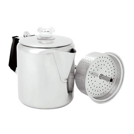 GSI Stainless Steel Percolator 6CUP 1187000600006, Height 6.1 inches (15.5 cm)