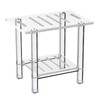 Sumerflos Acrylic Shower Bench for Inside Shower - 18.58" L