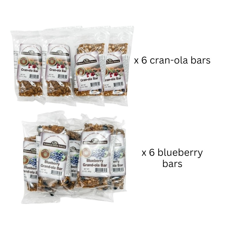 Schlabach Amish Bakery Soft & Chewy Granola Bars, Case Pack