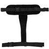 Wheelchair Safety Belt Restraint Harness Protective Adjustable Strap for PatientsBlack