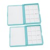 2Pcs Portable Watercolor Box Detachable Easy to Clean Compact Mini
