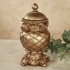 Corinthia Classical Style Decorative Covered Jar Aged Gold