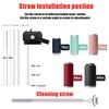 Zizga Straw Lid Compatible for Yeti Rambler Water Bottle 18