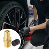 IUSOT 3 Pcs Tank Valve, Brass Tank Fill Valve, 1/4"