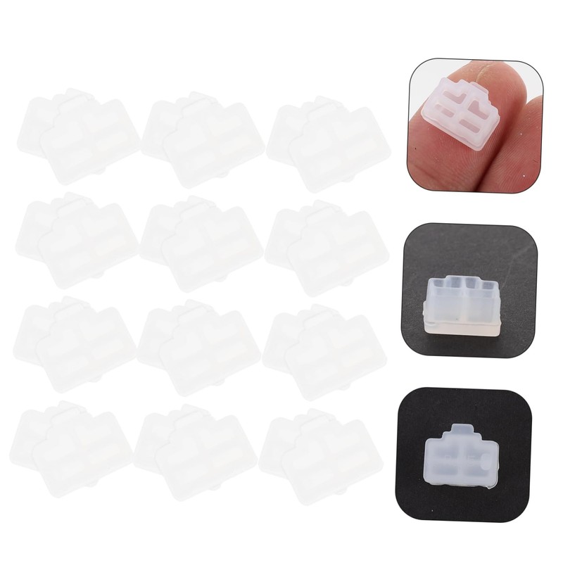 CAXUSD 50pcs Ethernet Port Dust Plug Covers Dust Protector for