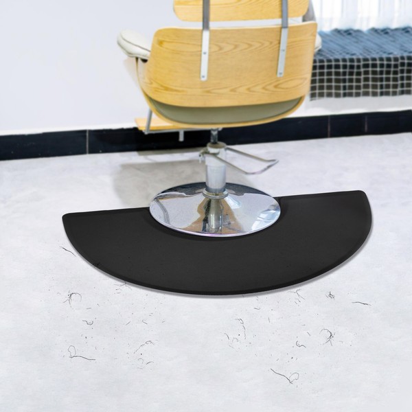 Unbranded 3ft x 5ft Semi-circle Non-slip Salon Barber Chair Floor