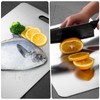 100% Pure Titanium Cutting Board,Ultra-thin Stainless Steel Non-stick Cutting Board,Double-sided