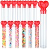 14Pcs Empty Candy Cane Tubes, Clear Plastic Candy Containers for