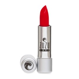 Zuzu Luxe Lip Color Lipstick (Starlet - Candy Apple Red/Cool Crème), 0.13 oz