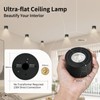 GeyouLux LED Surface-Mounted Spotlights, Dimmable, Extra Flat, 30° Swivel, Diameter