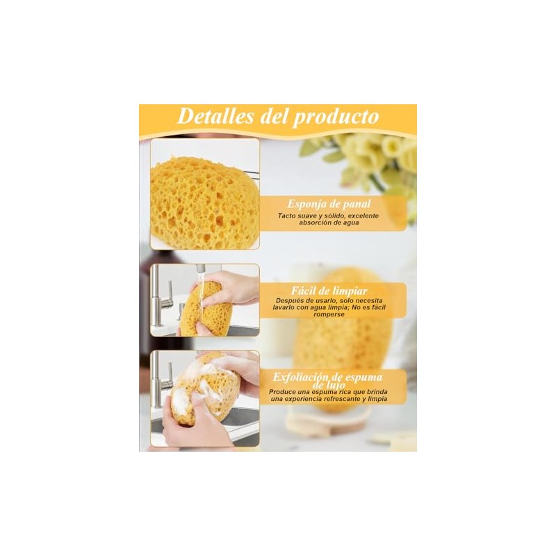 Esponja Baño Piel Sensible Duchas Diarias Viajes Gimnasios 155 100