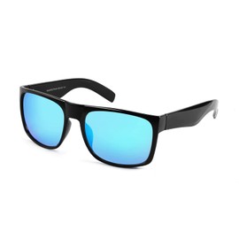 FEISEDY Mirrored Sunglasses for Men Square Sport Style UV Protect Classic B2807