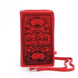Unbranded Grimoire Handbag Purse Red Spells Gothic Goth Horror Witch Potion Crossbody Gift