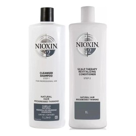 Kit Shampoo Y Acondicionador Cabello Anticaida Nioxin 2 1l