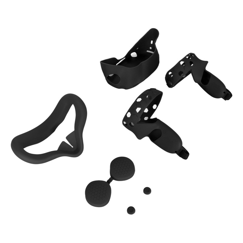 5 in 1 Silicone Cover Set for Quest 2 Includes