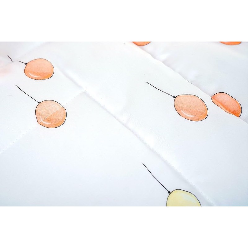 myHummy Babywickeldecke - pastellfarbene Ballons