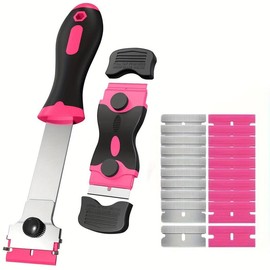 Multifunctional Scraper Tool, Universal Scraper Tool with 20 Blades, Glass Scraper, Kitchen Cleaning Tool, Household Cleaning Tool