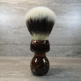 Yaqi Caramel Cat's Whisker Synthetic Shaving Brush