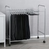 Japard Pants Rack Trolley Hangers Rolling Trouser Hanging Rack 360