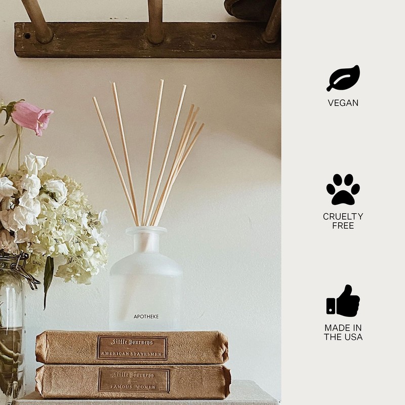 Apotheke Luxury Scented Oil Reed Diffuser for Home (Magnolia Bouquet)