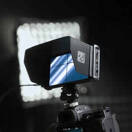 Portkeys PT6 Camera Field Monitor Sunshade Visor with Drop-Proof Rubber Case