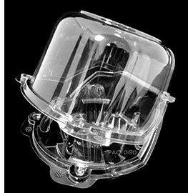Lindar Small Clear Plastic Single Individual Serve Cupcake Muffin Container 4 x 4 x 3 (Pack of 50)